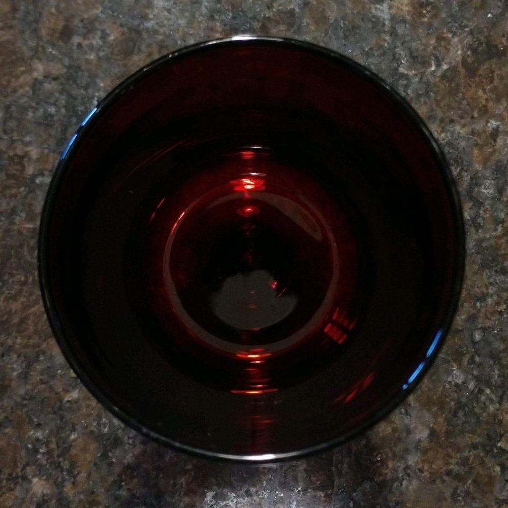 Vintage Luminarc Set Of Four Arcoroc Cavalier Ruby Wine/Water Glasses. - Picture 3 of 4